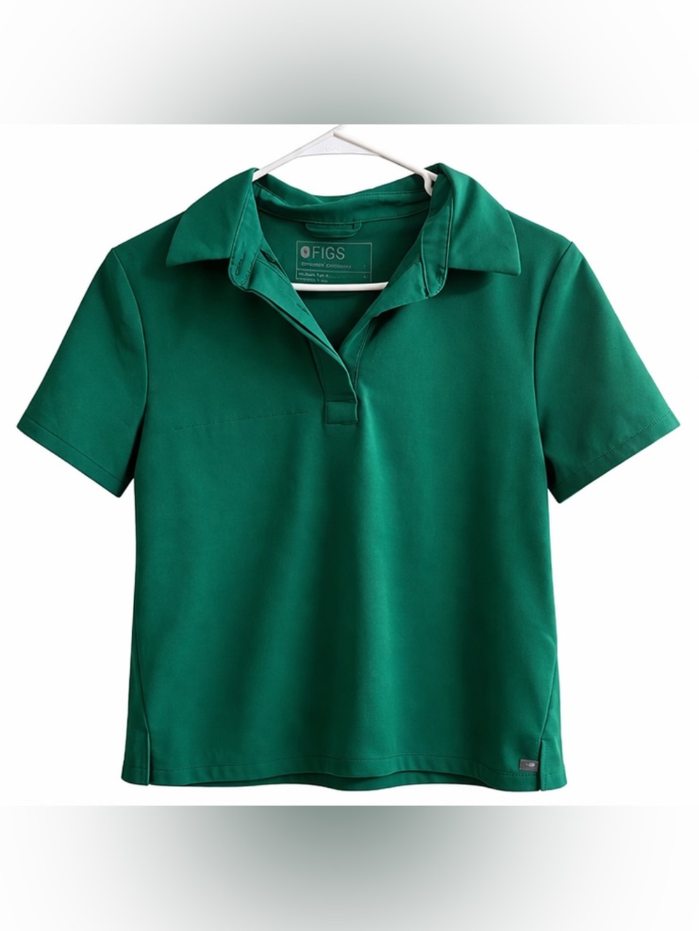 FIGS Green Scrub Top Women’s Short Sleeve Medical Uniform